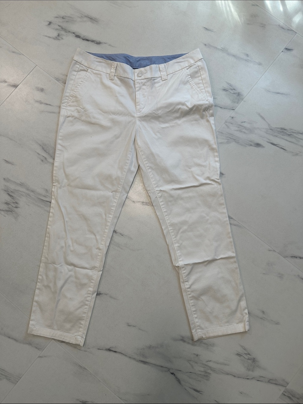 jcpenney White Cropped Ankle Pants